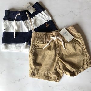 NWT Lot is 2 Baby Gap Baby Boy Shorts